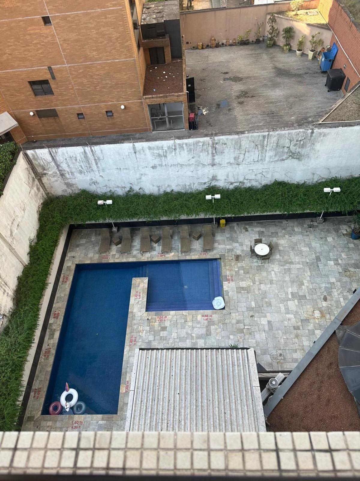 Apart Com Sacada E Piscina 상파울루 외부 사진
